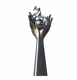 Esculturas de gran tamaño del metal del extracto del arte, esculturas de las estatuas del jardín del metal