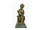 Estatuas caseras del arrabio de la antigüedad de la decoración/estatuas de bronce del vintage