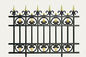 La decoración del jardín modificó los paneles decorativos/puerta/verjas de la cerca para requisitos particulares del metal