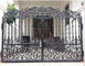 Árbol de la puerta de jardín del arrabio de la entrada de la seguridad de la decoración del arrabio del hierro labrado formado para los ornamentos caseros
