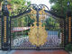Árbol de la puerta de jardín del arrabio de la entrada de la seguridad de la decoración del arrabio del hierro labrado formado para los ornamentos caseros