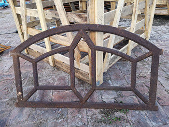 Arrabio reclamado decorativo antiguo de los marcos de ventana del metal de Buiding para la casa