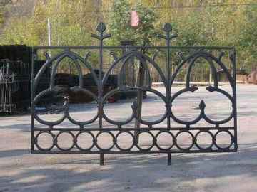 La cerca del arrabio de Portland artesona los paneles prefabricados de acero cubiertos polvo de la cerca del metal