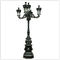 Altura victoriana decorativa de 3M-15m de la antigüedad del poste de la lámpara del jardín del estilo