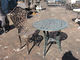 Resistencia de erosión determinada de los muebles del jardín de las sillas de tabla del patio antiguo del arrabio