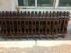 La cerca galvanizada del arrabio artesona la cerca decorativa cubierta polvo del metal del tratamiento superficial